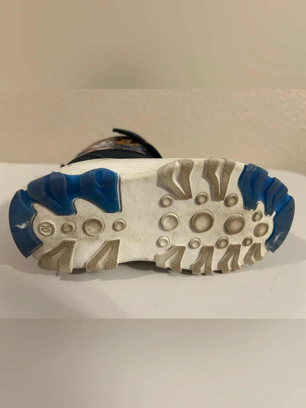 Nickelodeon Paw Patrol Toddler Light Up Winter Boots Blue Size 10